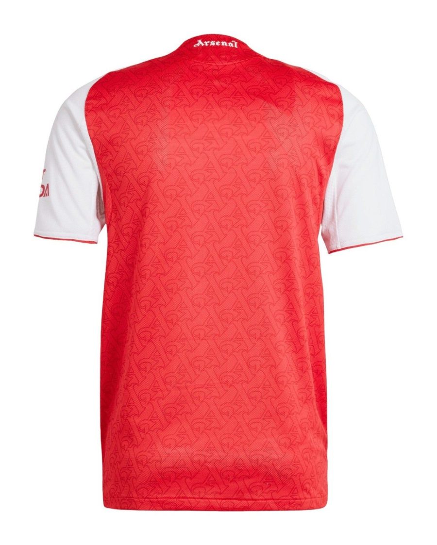Maillot domicile Arsenal saison 2025 2026 rouge et blanc tenue officielle