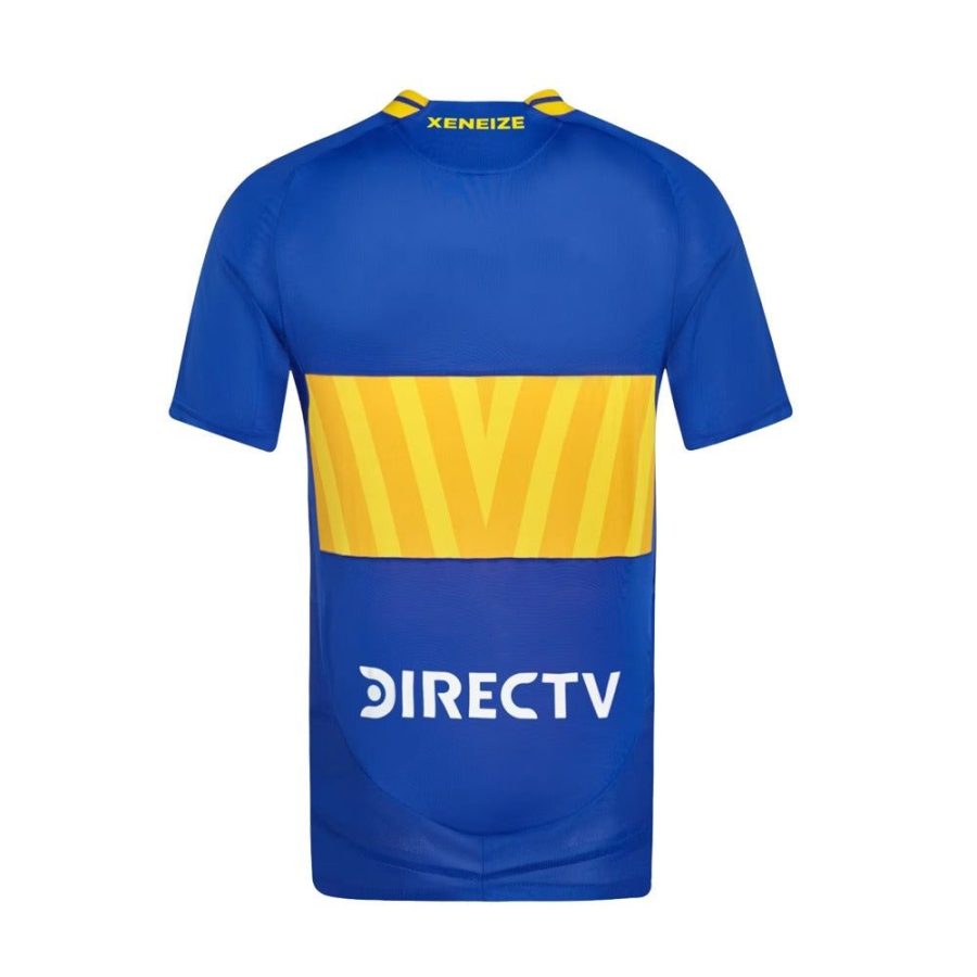 maillot domicile Boca Juniors saison deux mille vingt quatre deux mille vingt cinq bleu et jaune