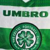 Maillot domicile Celtic FC saison 1997 1998 couleur vert et blanc