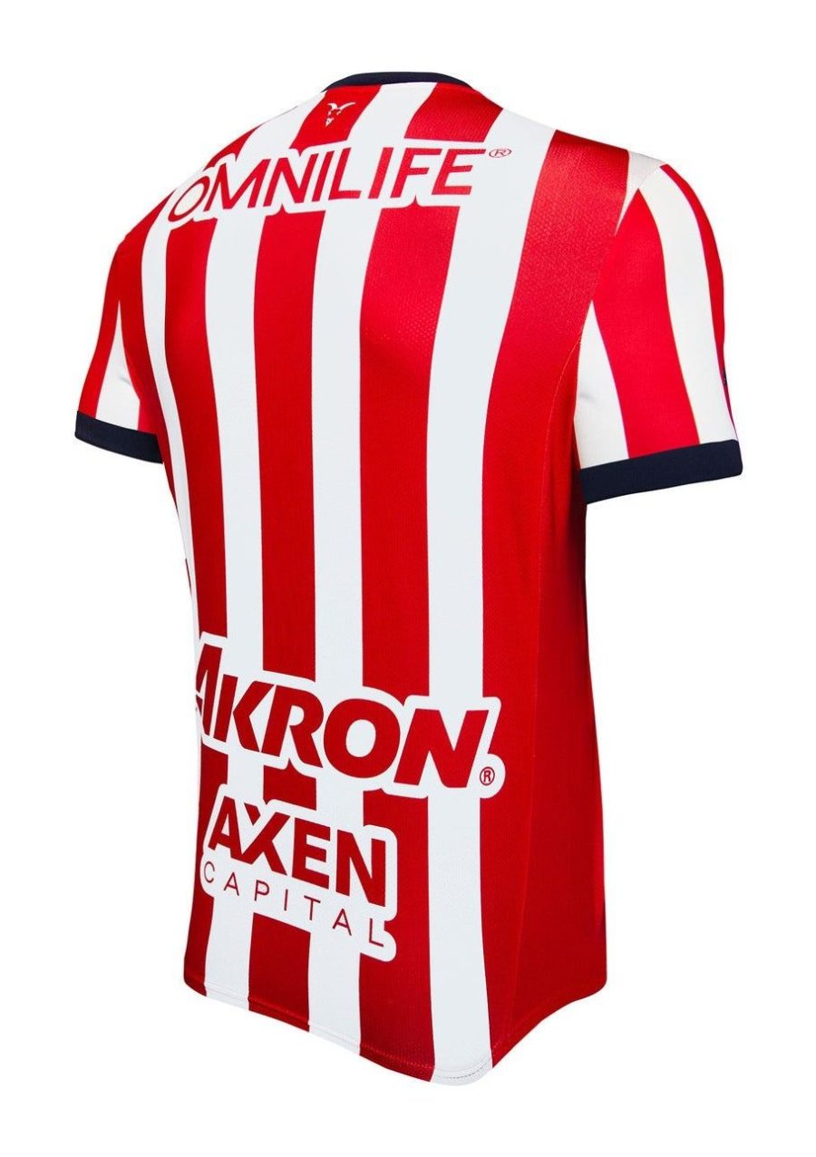 Maillot domicile Chivas de Guadalajara saison 2024 2025 rouge blanc pour supporter du club