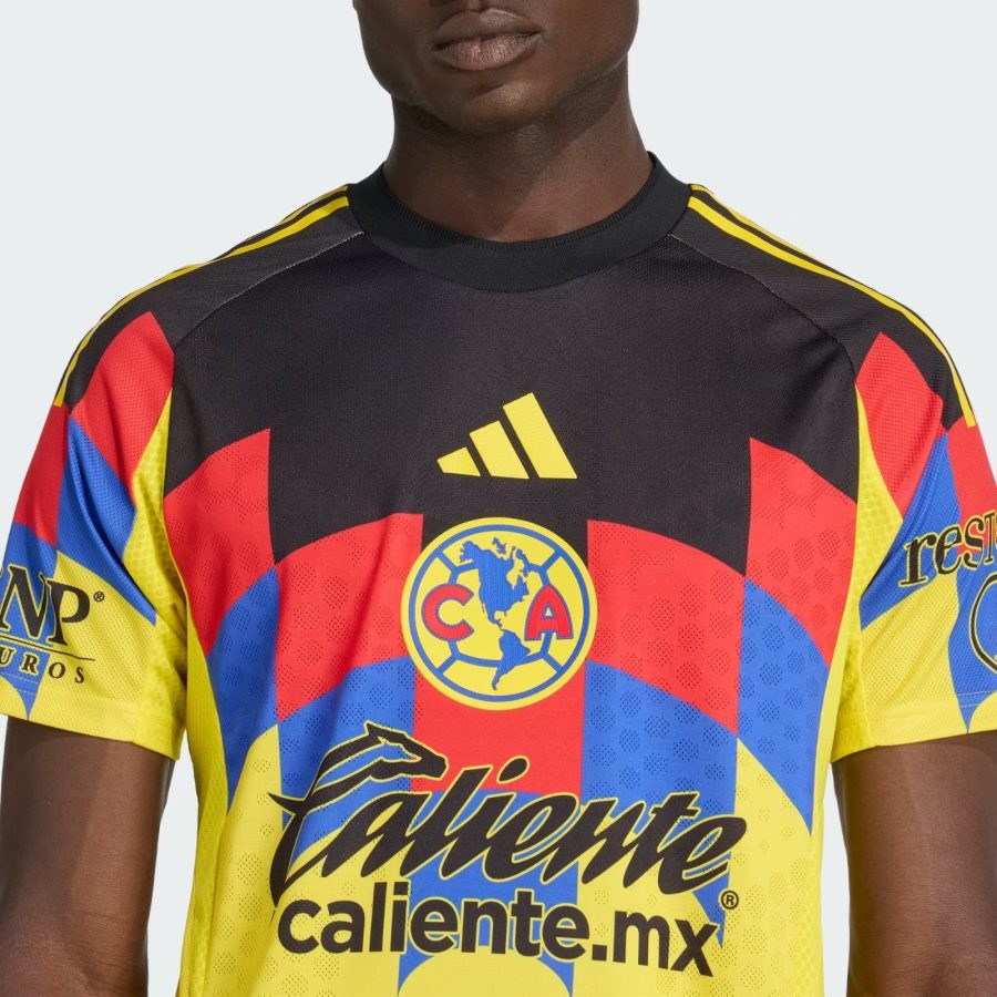 Maillot domicile Club America saison 2025 2026 couleur jaune officiel