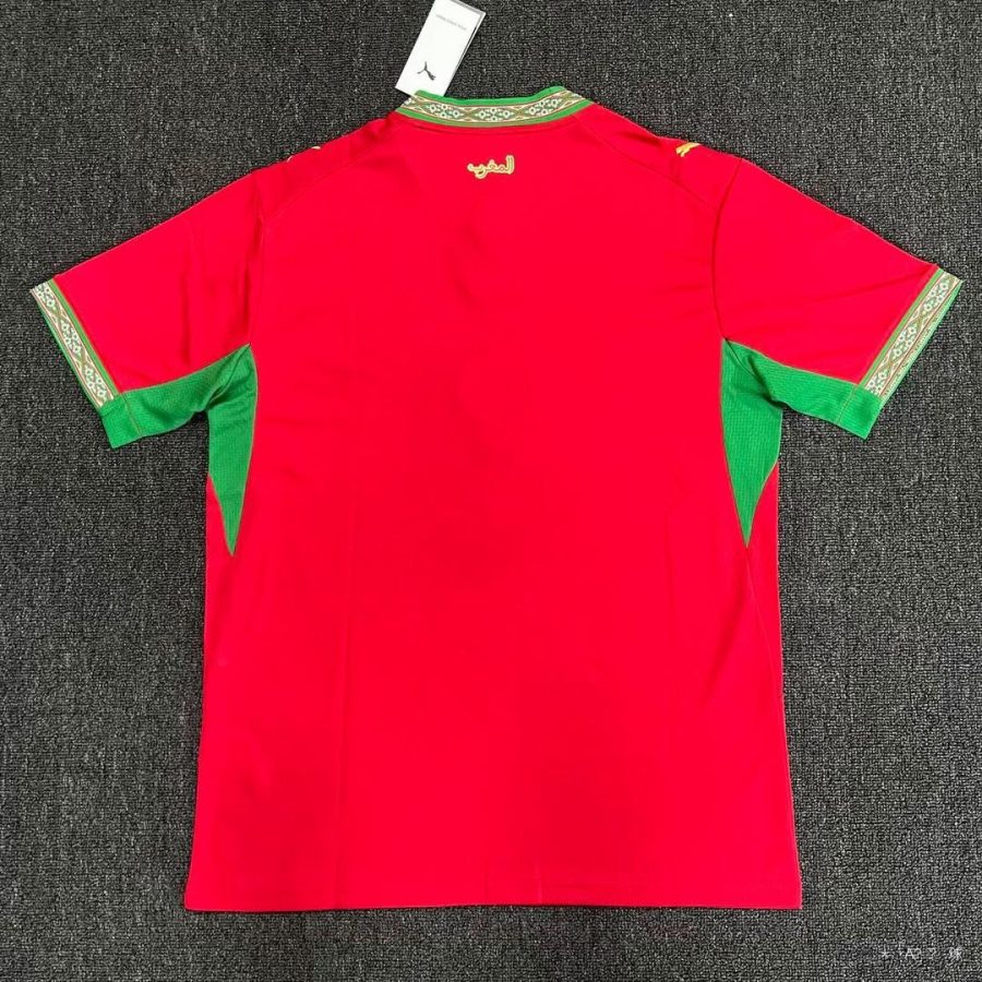 maillot domicile du Maroc saison deux mille vingt six tenue officielle de football