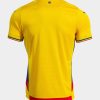 maillot domicile équipe de Roumanie saison 2025 rouge jaune bleu