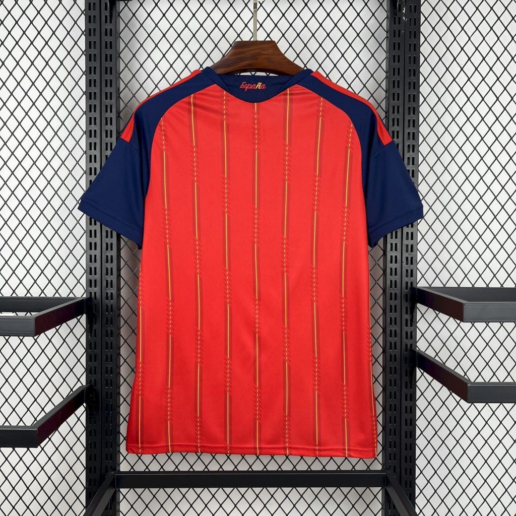 Maillot domicile équipe nationale d Espagne saison 2026 rouge et jaune