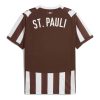 Maillot domicile FC Sankt Pauli saison deux mille vingt cinq deux mille vingt six jersey officiel noir et blanc