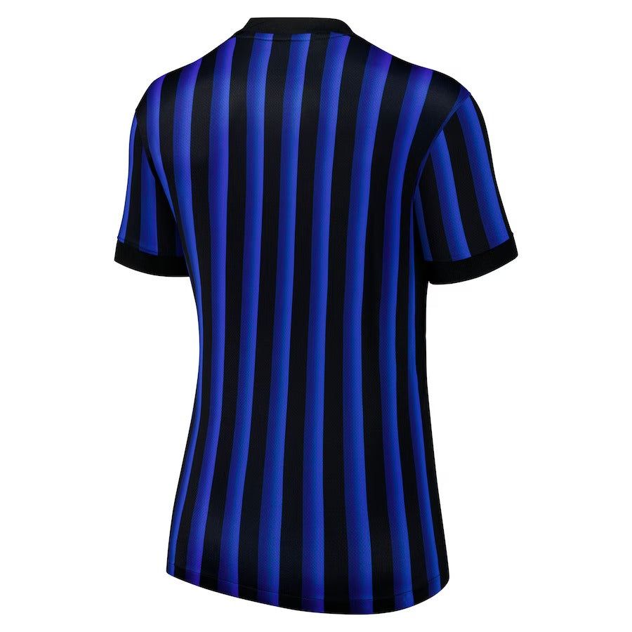 Maillot domicile femme Inter Milan saison deux mille vingt cinq deux mille vingt six bleu et noir
