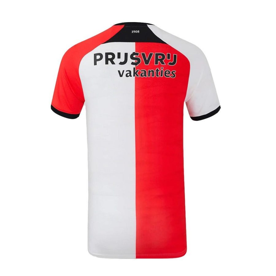 maillot domicile Feyenoord Rotterdam saison 2024 2025 rouge et blanc