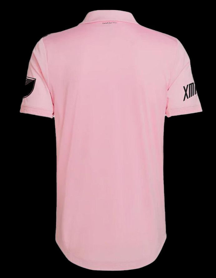 Maillot domicile Inter Miami saison vingt vingt trois vingt vingt quatre rose pour supporter Messi