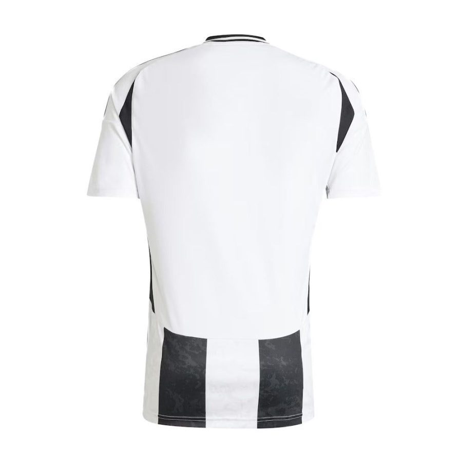 Maillot domicile Juventus saison 2024 2025 blanc et noir tenue officielle
