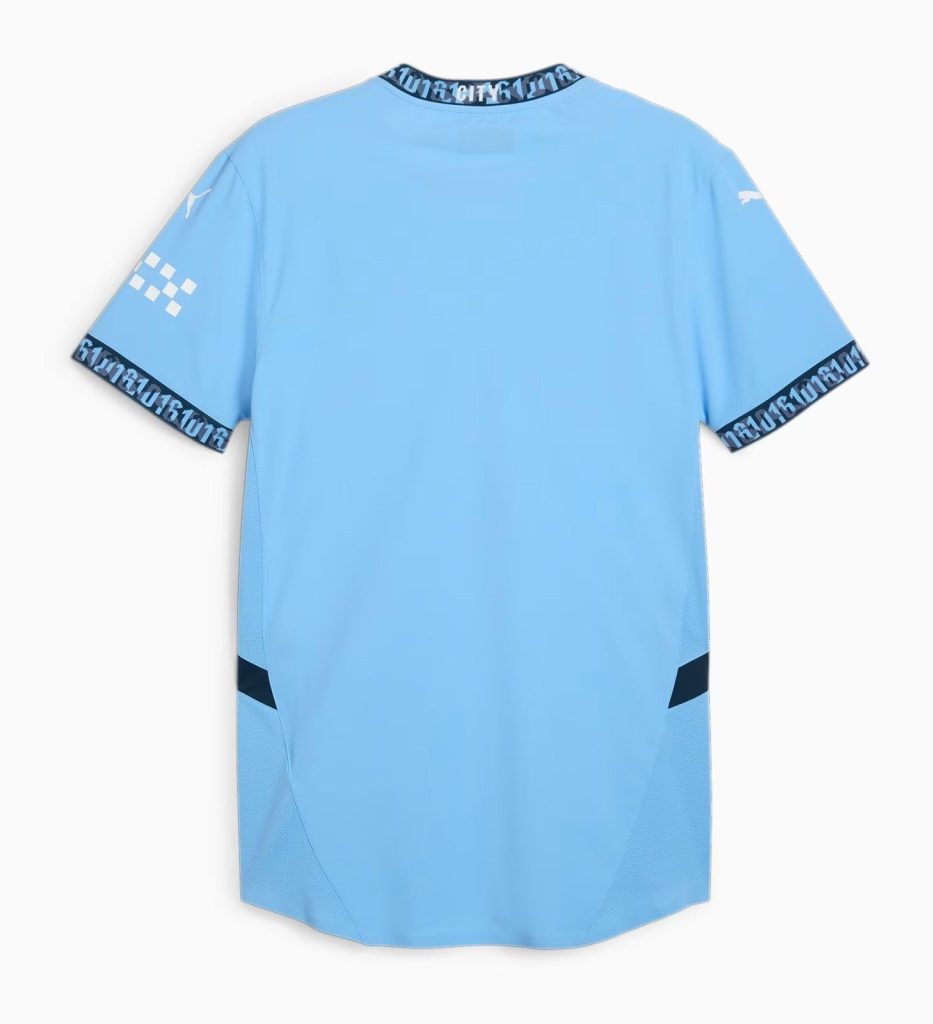 maillot domicile Manchester City saison 2024 2025 bleu ciel officiel