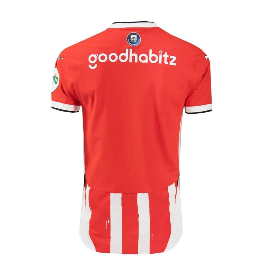 maillot-domicile-psv-eindhoven-saison-2024-2025-tenue-officielle-rouge-et-blanc maillot domicile PSV Eindhoven saison 2024 2025 tenue officielle rouge et blanc