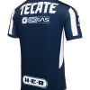 maillot domicile Rayados Monterrey saison 2024 2025 jersey football rayé bleu blanc