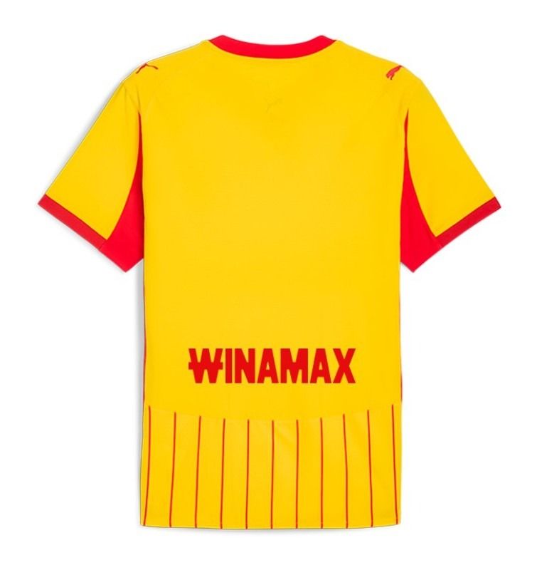 maillot domicile RC Lens saison 2025 2026 jersey officiel football