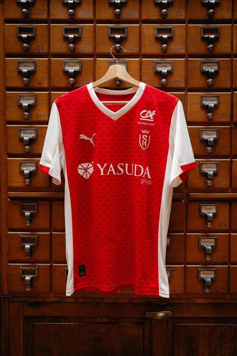 maillot-domicile-stade-de-reims-saison-2025-2026 Maillot domicile Stade de Reims saison 2025 2026