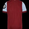 maillot domicile West Ham United FC saison 2023 2024 tenue officielle bordeaux et bleu ciel