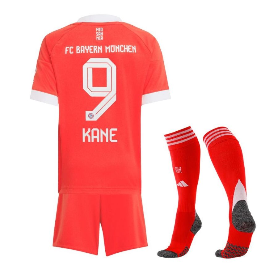 Maillot enfant Bayern Munich domicile saison deux mille vingt cinq deux mille vingt six avec short