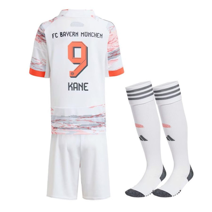 maillot enfant Bayern Munich extérieur saison 2025 2026 avec short et chaussettes