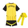 Maillot enfant Borussia Dortmund domicile saison 2024 2025 avec short et chaussettes