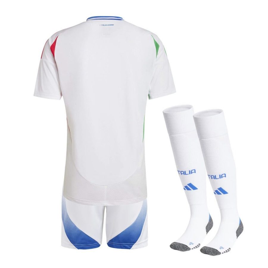 maillot enfant italie extérieur 2024 bleu pour tenue de football