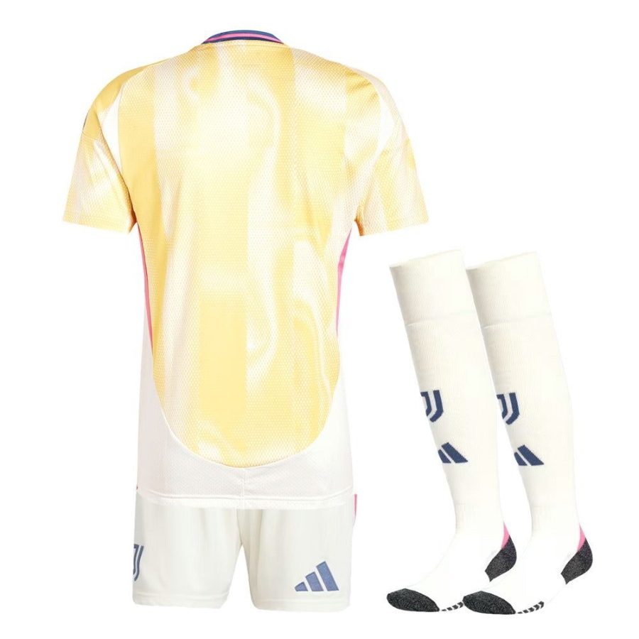 Maillot enfant Juventus extérieur saison deux mille vingt quatre deux mille vingt cinq tenue officielle