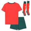 maillot enfant Portugal domicile saison 2025 rouge et vert