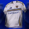 maillot extérieur Boca Juniors saison 2024 2025 bleu et jaune