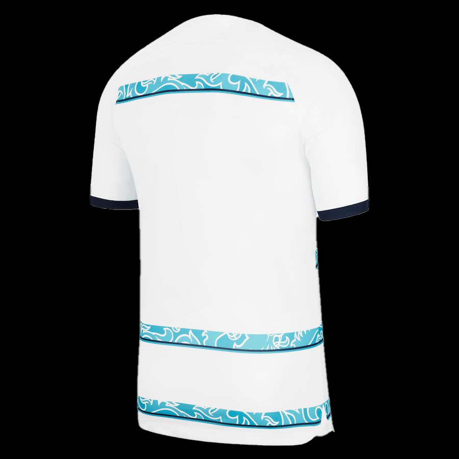 maillot extérieur Chelsea saison deux mille vingt deux deux mille vingt trois bleu officiel