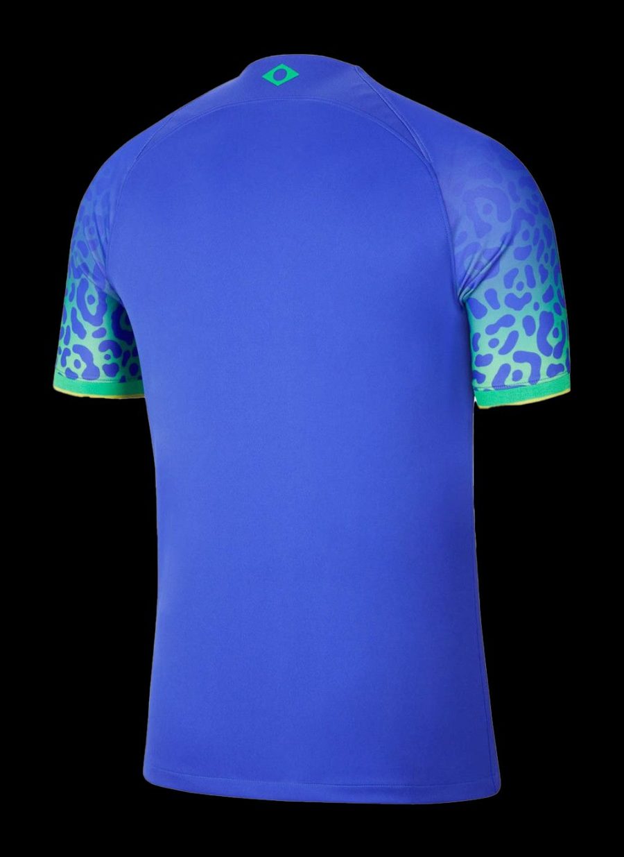 maillot extérieur du Brésil coupe du monde 2022 tenue officielle jaune et vert