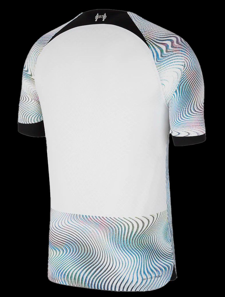 maillot extérieur Liverpool saison deux mille vingt deux deux mille vingt trois