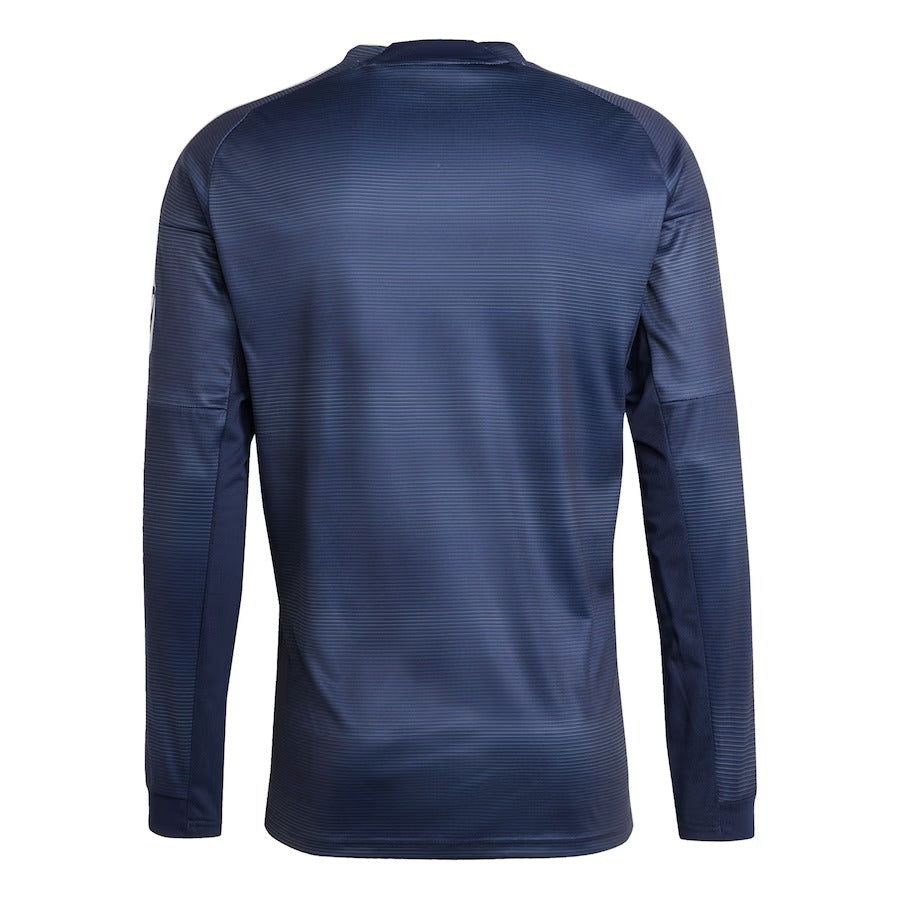 Maillot extérieur Real Madrid manches longues saison 2025 2026 tenue officielle