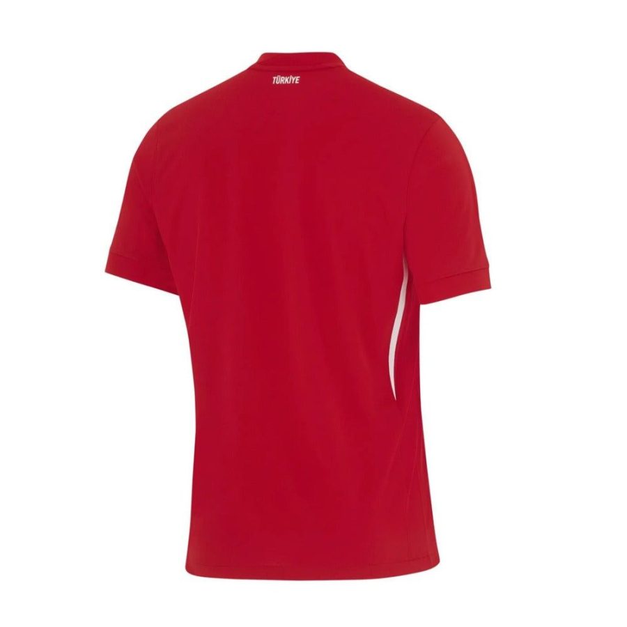 maillot-exterieur-turquie-2024-football-couleur-blanche-et-rouge maillot extérieur Turquie 2024 football couleur blanche et rouge