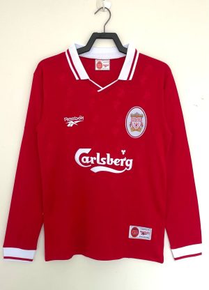 MAILLOT LIVERPOOL FC MANCHES LONGUES DOMICILE 19961997