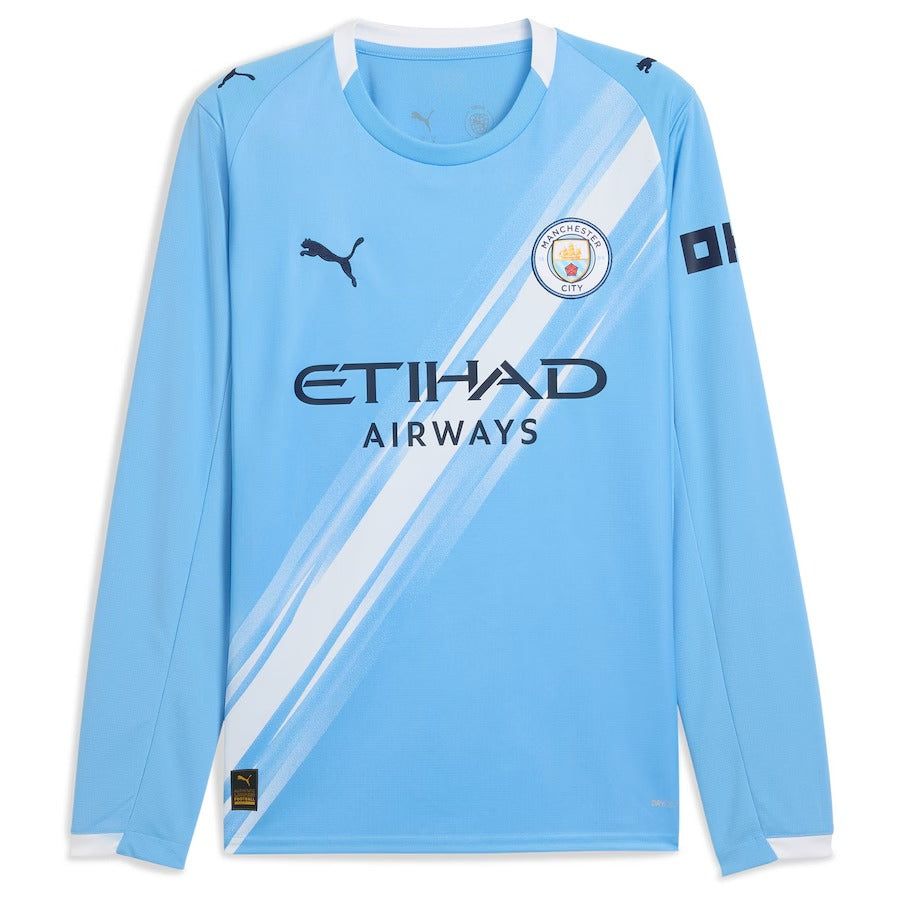 MAILLOT MANCHESTER CITY DOMICILE MANCHES LONGUES 20252026