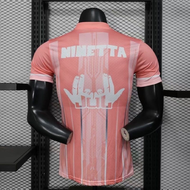 maillot officiel Olympique de Marseille collaboration Jul rose saison 2025 2026