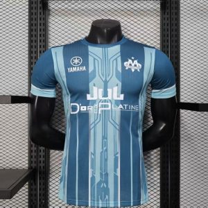 maillot om x jul bleu 20252026
