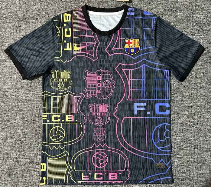 Maillot pré match FC Barcelona saison 2025 2026 entraînement officiel