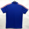 maillot rétro bleu des Bleus football avec écusson France
