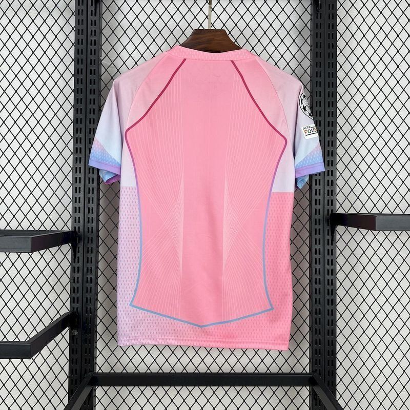 Maillot rose du FC Barcelona saison 2025 2026 tenue officielle supporter