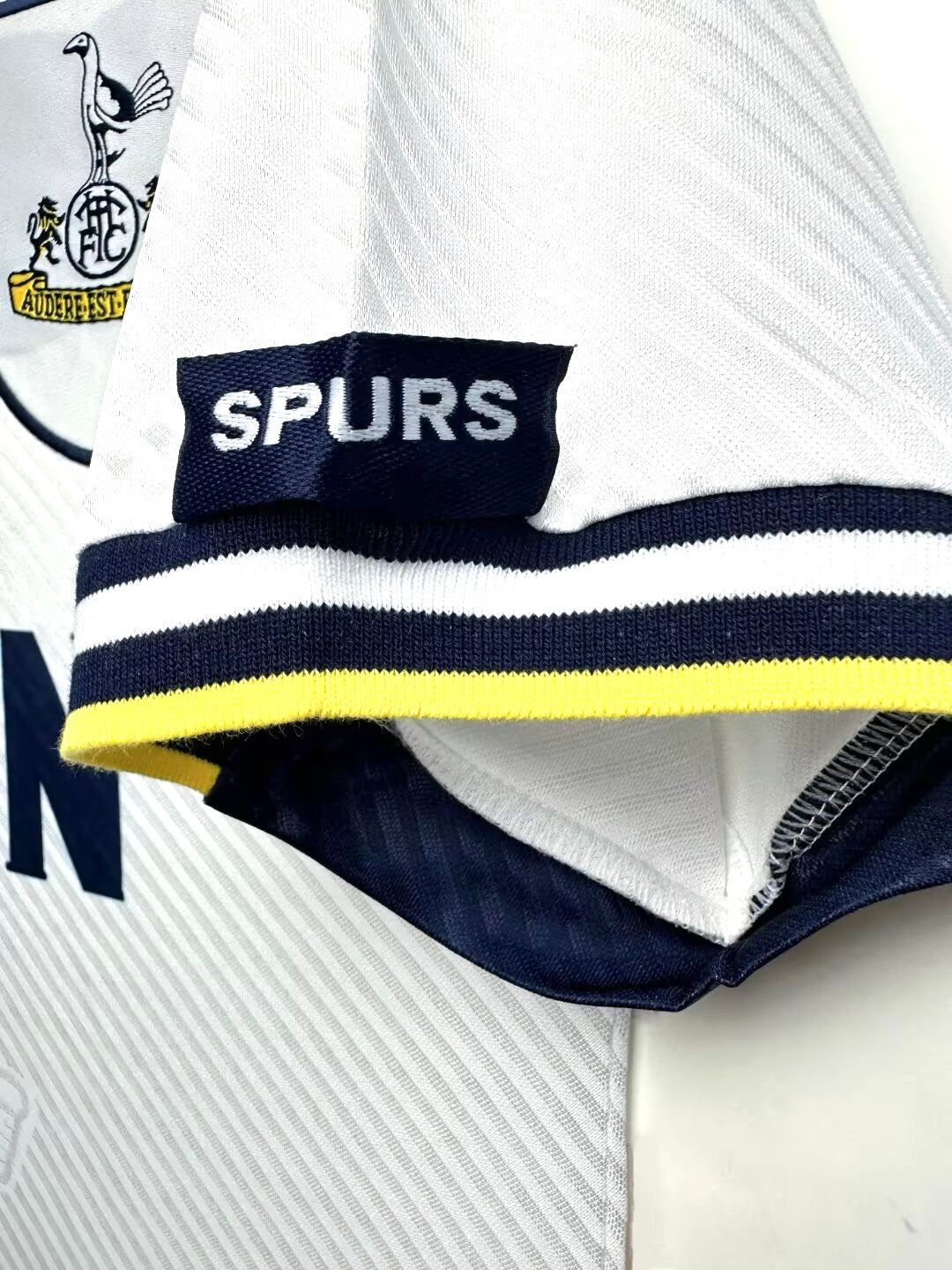 maillot vintage Tottenham Hotspur à domicile années quatre vingt dix