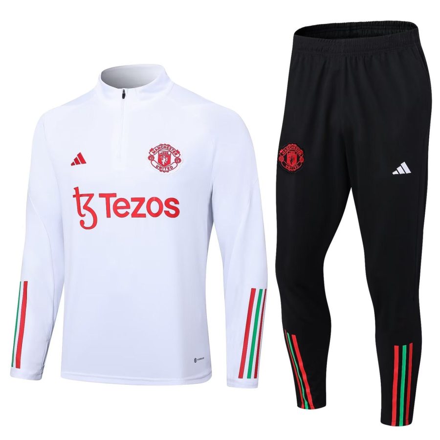SURVÊTEMENT HAUTBAS MANCHESTER UNITED BLANC 20232024