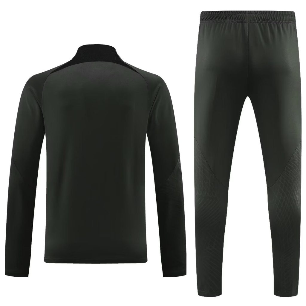survêtement noir FC Barcelona saison 2023 2024 veste et pantalon