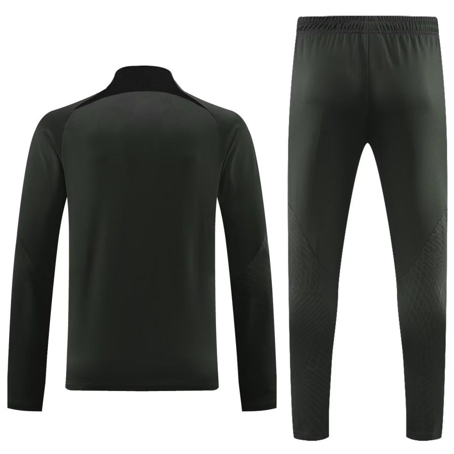 survêtement noir FC Barcelona saison 2023 2024 veste et pantalon