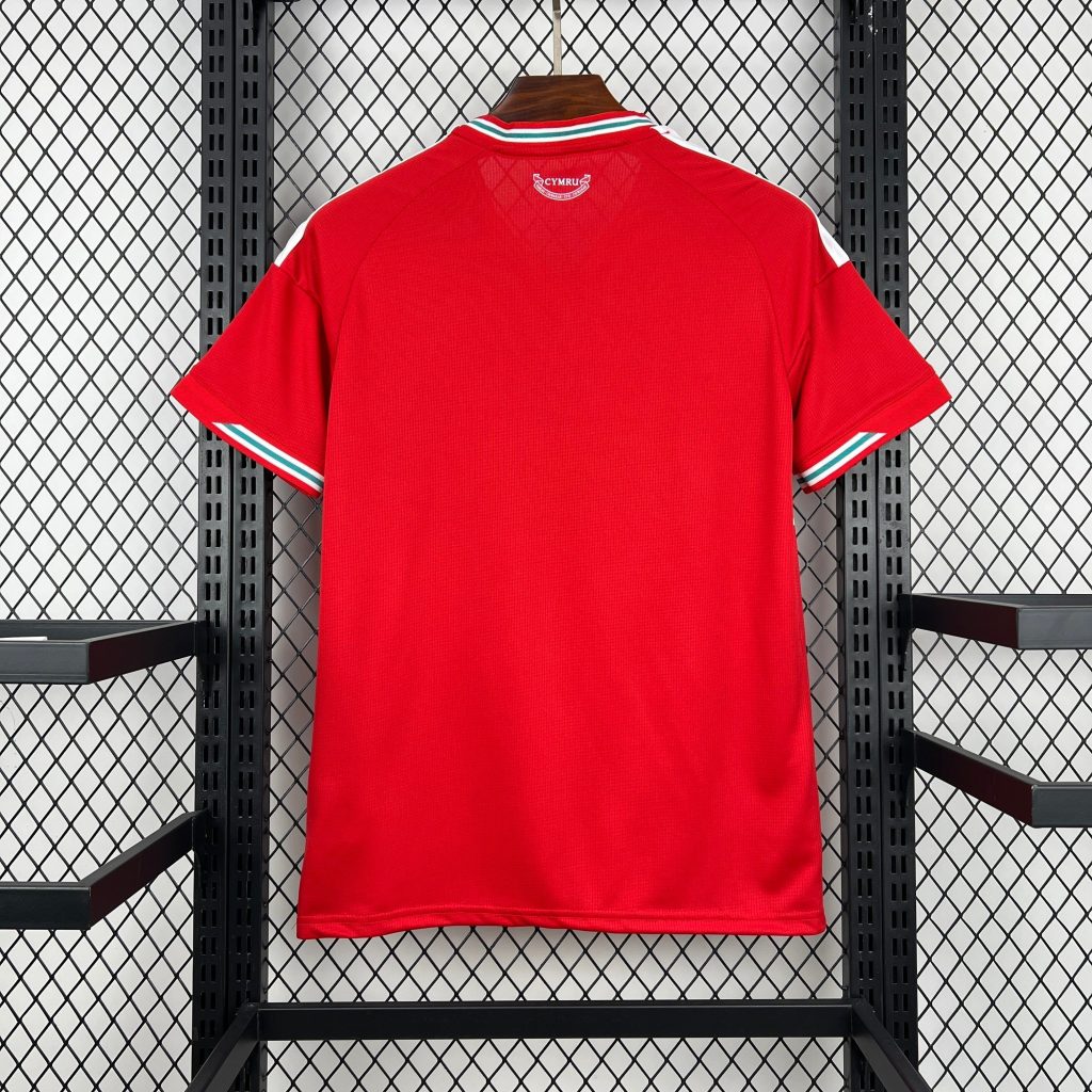 Tenue de football galloise maillot maison 2026 couleur rouge