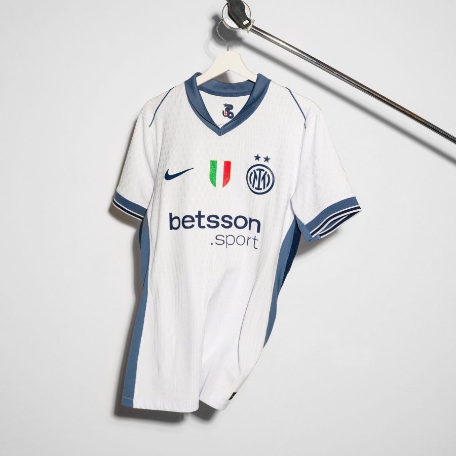 Tenue de football Inter Milan à l’extérieur jersey bleu marine et turquoise