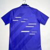 Tenue de football Real Madrid couleur violet avec sponsor Teka style rétro