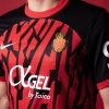 tenue domicile RCD Mallorca rouge et noir maillot de football espagnol