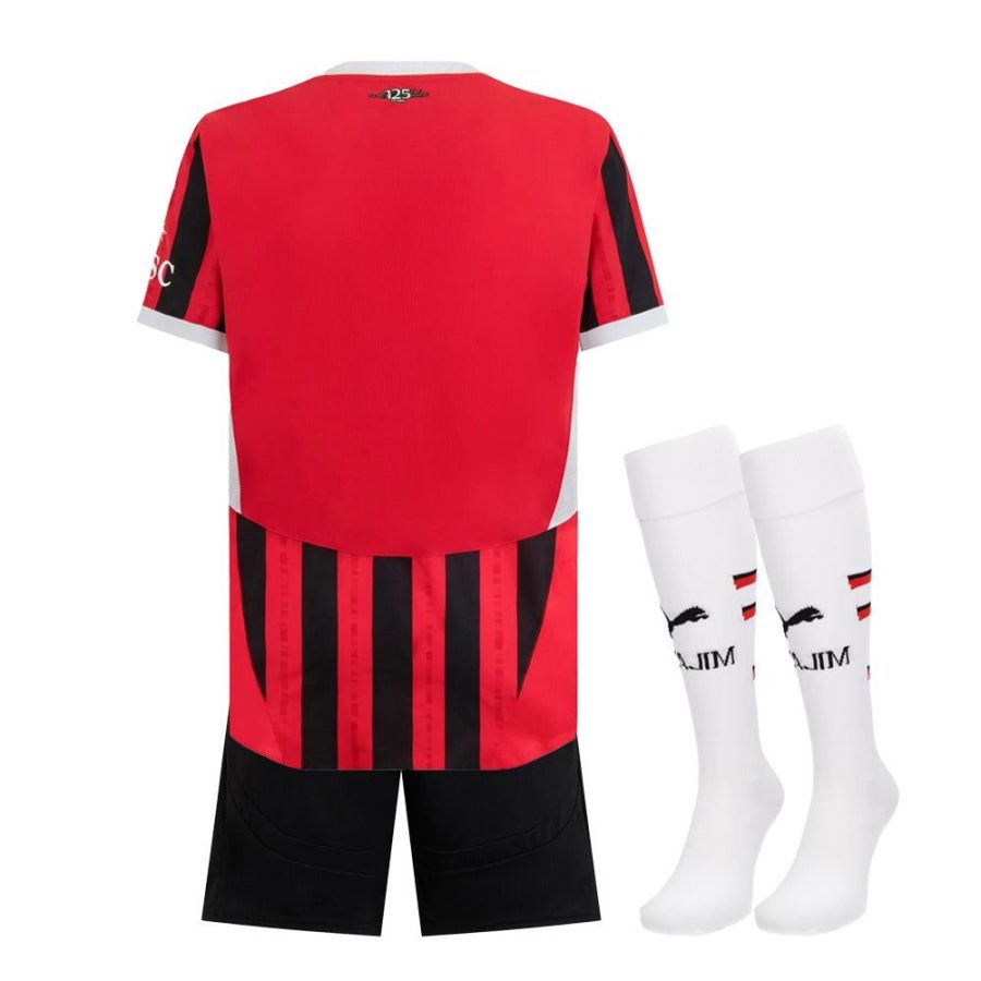 tenue enfant AC Milan maillot domicile saison 2024 2025