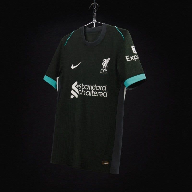 Tunique de football Liverpool modèle away 2024 2025 pour supporter adulte