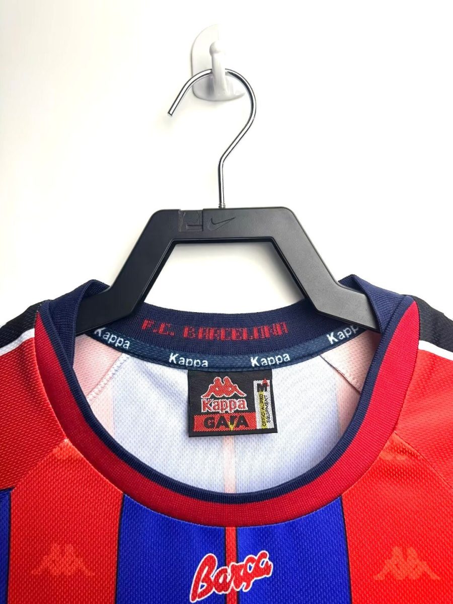 tunique officielle Barça vintage années 90 couleurs blaugrana
