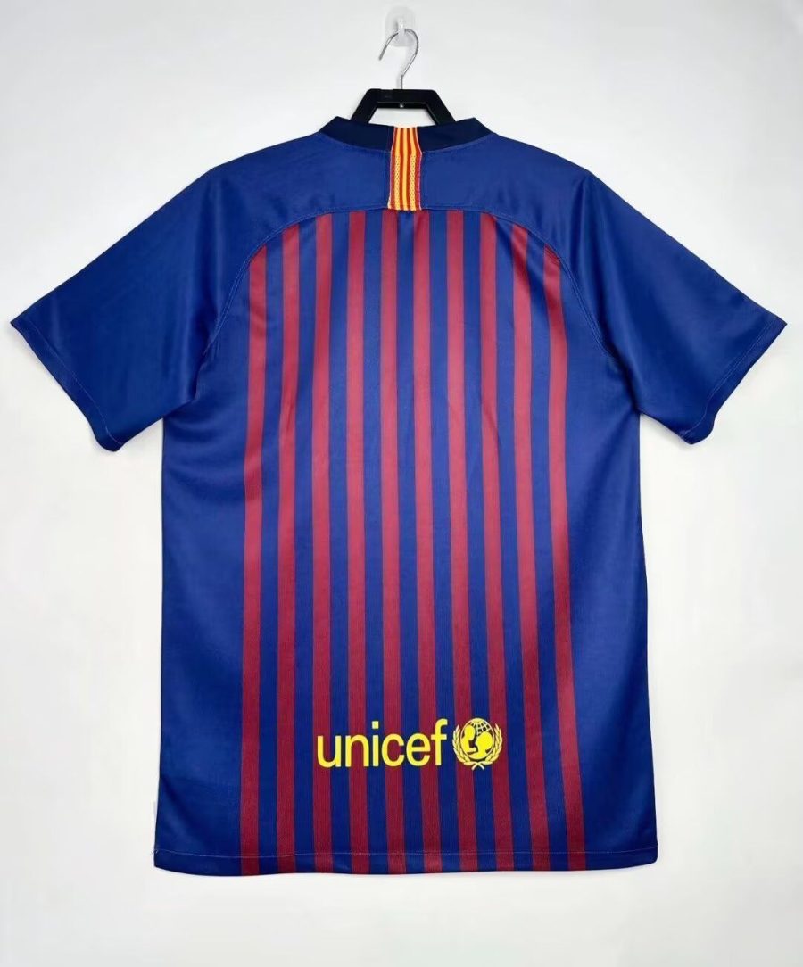 Tunique officielle FC Barcelone domicile rouge et bleu